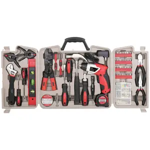Apollo Tools 161pc Tool Kit w 3.6V Li-Ion Cordless Screwdriver
