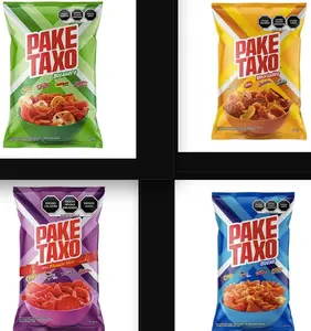 Paketaxo 4 Flavors - Botanero, Mexcladito, Flamin, Cheese - Assorted Flavors Including Cheesy Options for Snack Enjoyment - Chip Spice Crunchy