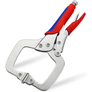 11-Inch Locking C-Clamp Plier, Heavy Duty Locking Pliers with  Handle for Welding, Woodworking, Metalworking, Auto Repair &  DIY Projects