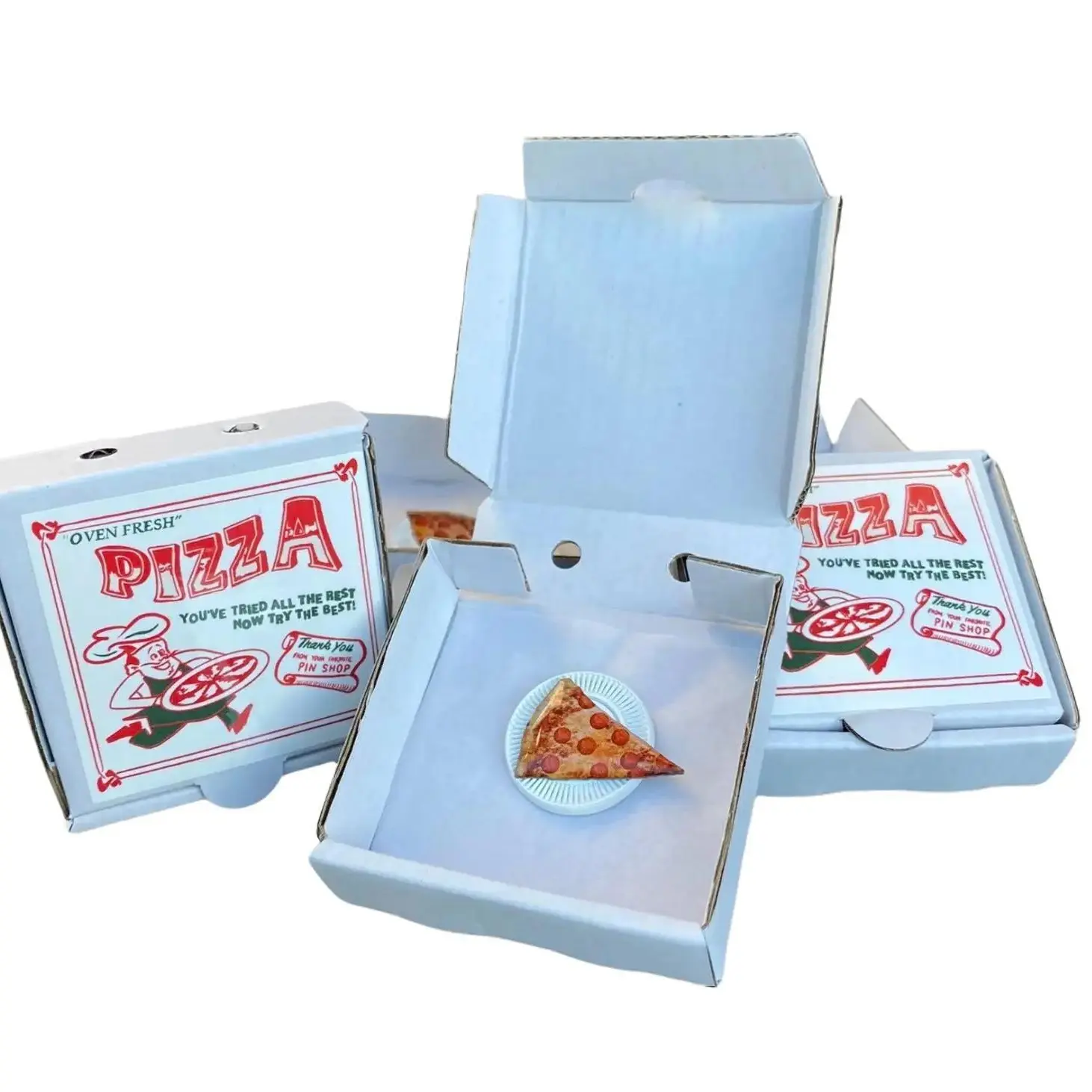 Real Slice of Pepperoni Pizza Pin | Pizza Pin | New York Pizza | Food Pins | Realistic