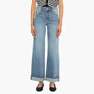 KanCan Essentials Bellen High Rise Wide Jeans - 28