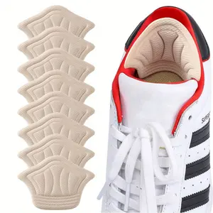 Heel Protective Pad, 8 Counts Reusable Heel Protective Pad, Heel Clip Insert for Loose Shoes, Shoe Protector, Shoes Accessories for Women & Men