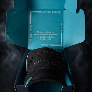Hat Grey/Tiffany 14-14 Exodo Full Set Crystal
