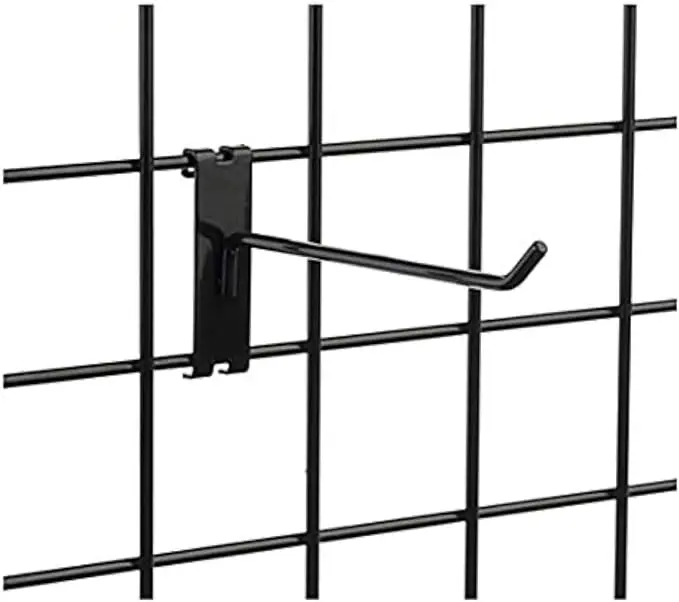 Only Hangers Gridwall Hooks 10" Length Gridwall Peg Hooks (Pack of 25 (10 Inch)