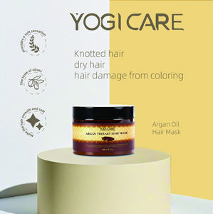 YOGI CARE Argan Oil Moisturizing Hair Mask Deep Scenting Deeply Nourishing Treatment For Dry Damaged Frizzy Hair With Vitamin E Antioxidants Fatty Acids 300ml hair products
