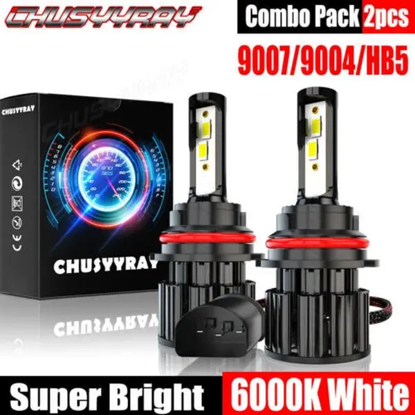 9007 HB5 luces altas bajas CSP LED para faros delanteros For Ford F150 1992-2003