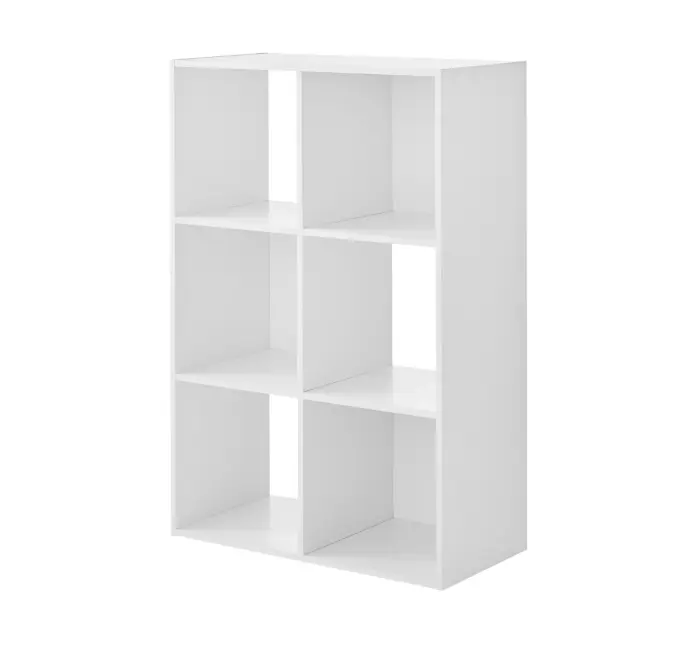 6 Cube Storage Organizer White Modern Design for Home Office Organization Compact Shelving Unit 6 Cube Storage Organizer White Modern Design for Home Office Organization Compact Shelving Unit