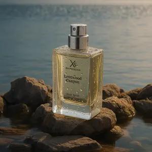 SHINESONN Ironwood Canyon Men's Cologne.Top notes are pepper and lime; middle notes are geranium, lavender,and vetiver; base notes are patchouli, cedar, and labdanum.50 ml (1.69 fl oz).A long-lasting woody citrus fragrance that amplifies your temperament.