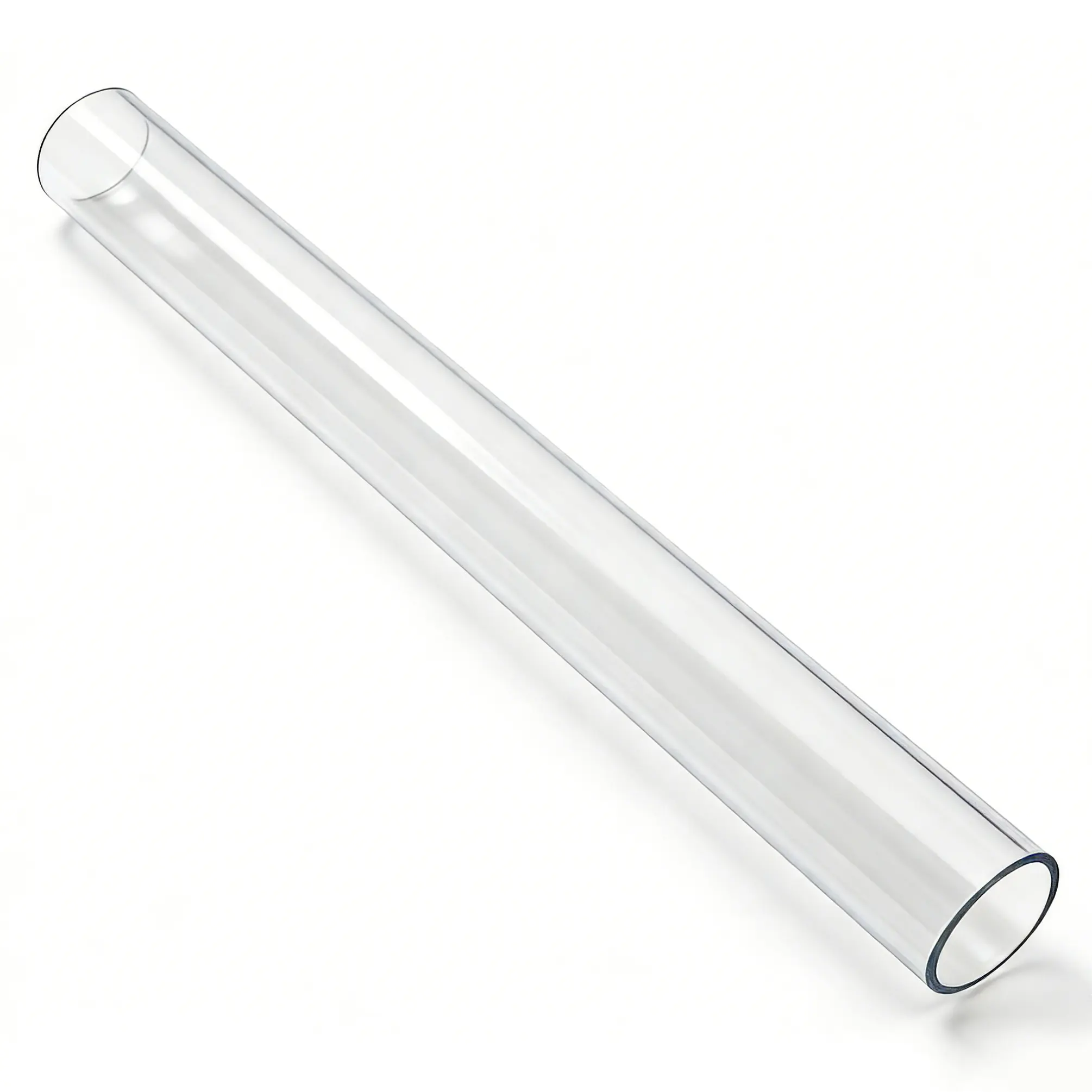 FixtureDisplays® Clear Acrylic Tube 4" (nominal) Diameter (3.937" exact outside dim) x 24" Long, 5/64" (2mm) Wall Open Ended  15139-24"-1PK-NF