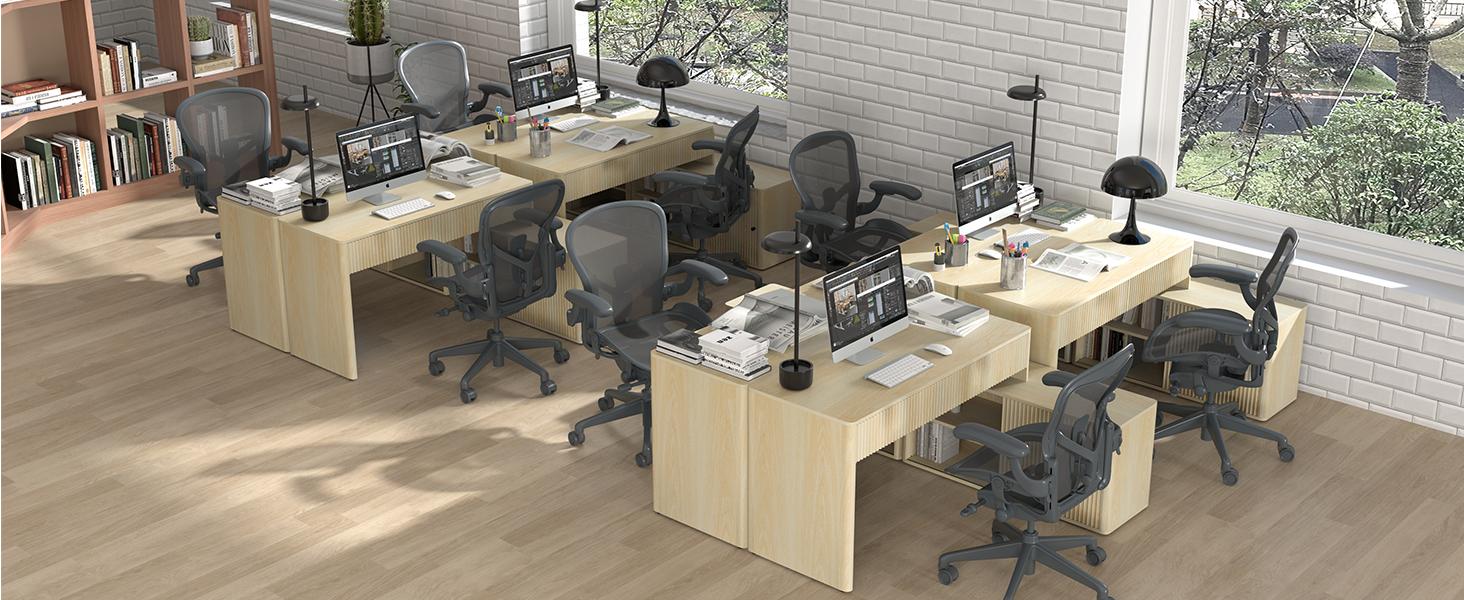 Giratree Modern Computer PC Desk Table with Storage, Corner L Shaped Desk with Drawers, Home Office Desk for Bedroom and Small Space, for Writing, Executive, Study, Work, Vanity