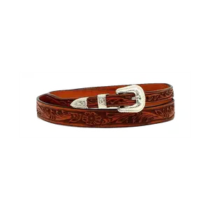 Twister Men's Tan Tooled Tooled Leather Hatband 0279208