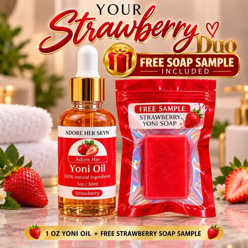 Strawberry Oil for skin with essential oil