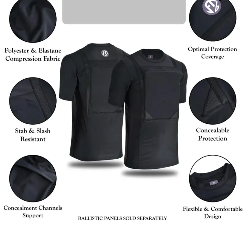 Concealed Body Soft Armor T-Shirt Concealed Body Soft Armor T-Shirt