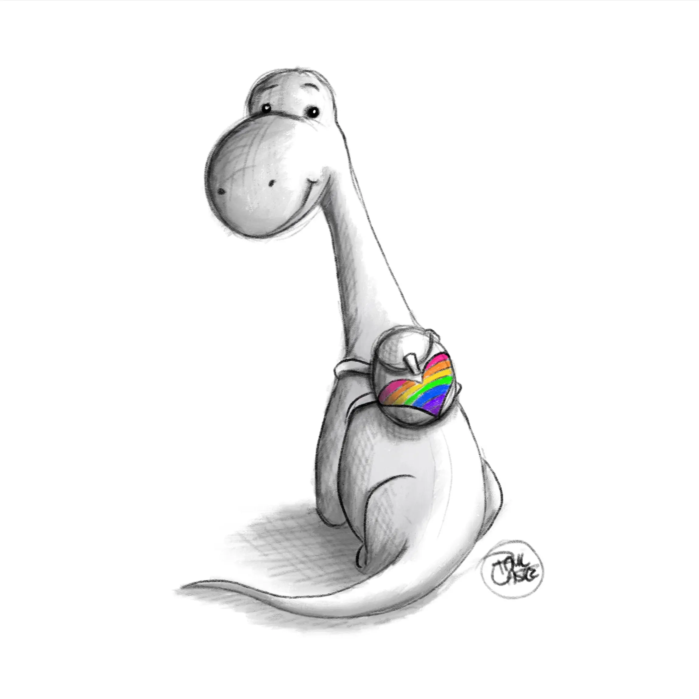 Prideosaurus - Art Print Prideosaurus - Art Print