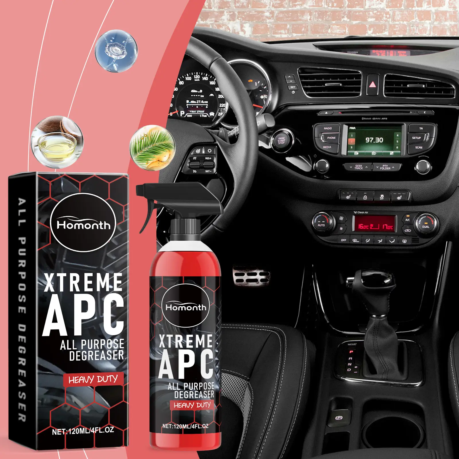 Heavy Duty All Purpose Cleaner & Degreaser Car Detailing Products Car Cleaning Supplies Automotive Sprays all purpose degreaser