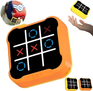 Electronic Tic Tac Toe Game, 2025 New 3 in 1 Tic Tac Toe Electronic Game, Handheld Mini Mini Tic Tac Toe Game Electronic, Portable Travel Puzzle Game Console, for Kids and Adults