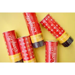 Limited Edition Red/Yellow Confetti Popper