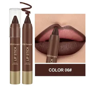 Fit Colors 6 Shades Matte Chocolate Lipstick, Soft Mist Finish, Long-Lasting, Non-Staining, European & American