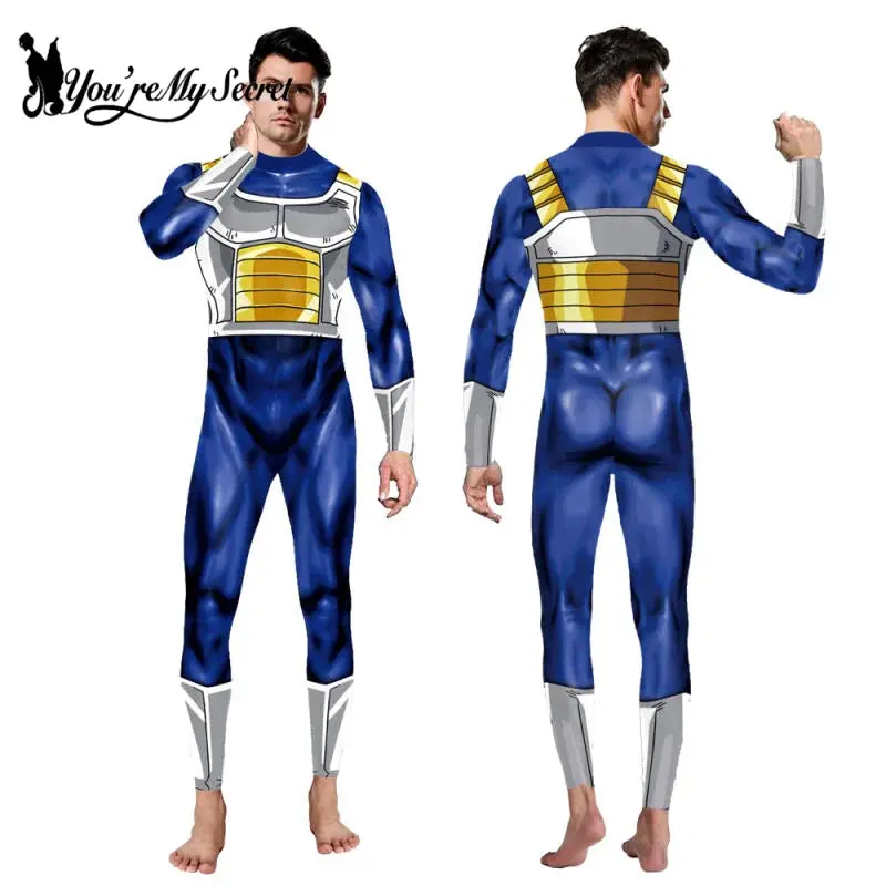 Anime Cosplay Goku Costume Adult Superhero Jumpsuits Halloween Carnival Costumes