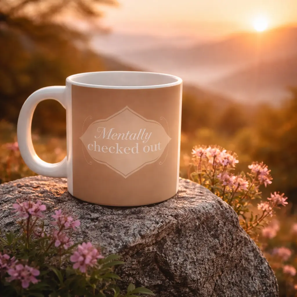 Mentally Checked Out Mug