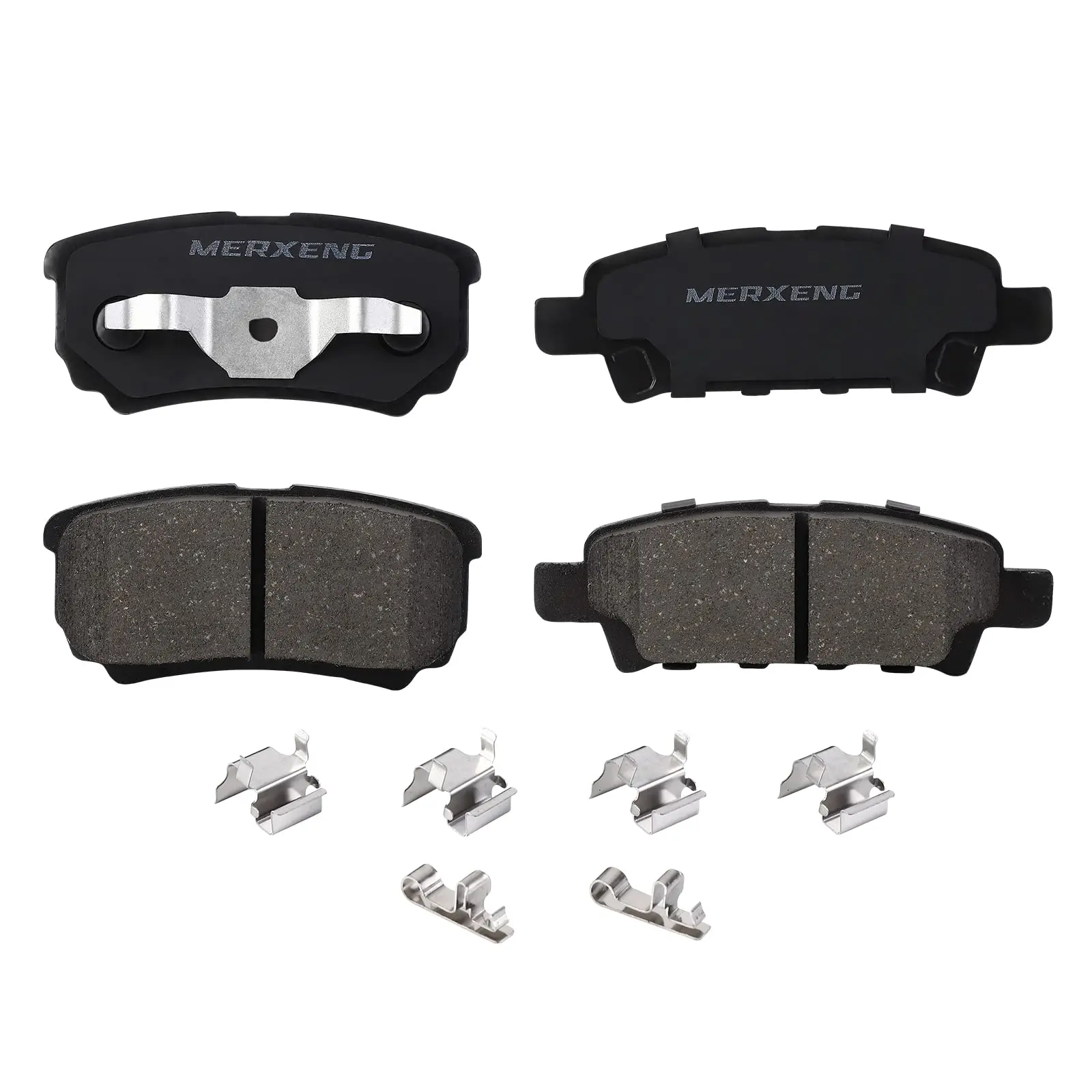 【GARVEE】Premium Ceramic Disc Rear Brake Pads Compatible with Multiple Models: 2007-2010 Sebring, 2008-2014 Avenger, 2007-2012 Caliber, 2007-2017 Compass, Patriot, 2004-2016 Lancer, 2005-2006 Outlander