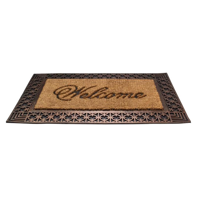 Northlight Coir Rectangular "Welcome" Doormat 23" x 35"