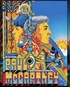 Paul McCartney Live: Bok Center, Tulsa 2025 Poster
