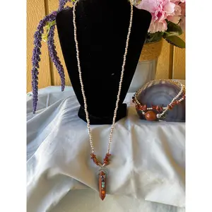 Goldstone Bracelet & Necklace Set