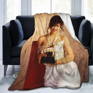 Selena Quintanilla Blanket Throw Bedding Room Decor Flannel Blankets For Bed Sofa 40"X30"