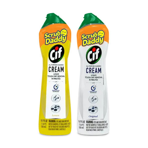 Scrub Daddy Cif All Purpose Cream Cleanser - Original Formula for Household Cleaning - Effective for Dirt Removal
