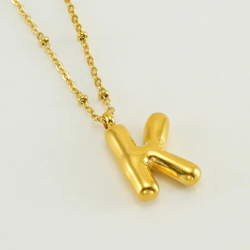 Gold K (with chain)