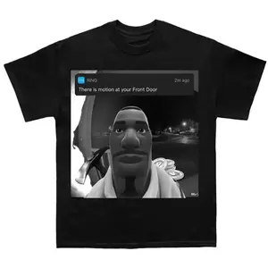Default With Motion Meme Fortnite T-Shirt For Men And Women Featuring Vintage Graphic Design Viral Streetwear Tee With Tropical Style