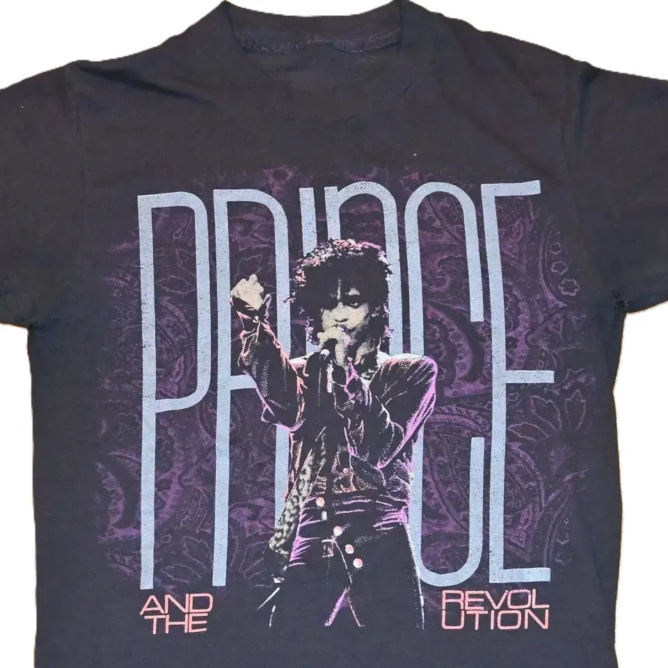 1980's Prince Vintage Purple Rain Tour T-Shirt, Rare 1984-85 Concert Tee, Retro Classic Rock Music Collectible