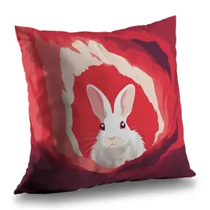 Conscious Sales C1PT1818P2QUBK 18 x 18 in. Looking Out Pink Polyester Twill Throw Pillow Insert - Home Decor