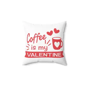 Valentines Day  Spun Polyester Square Pillow