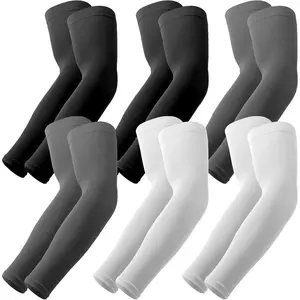 6 Pairs UV Sun Protection Arm Sleeves for Men & Women, UPF 50 Cooling Sports Sleeve