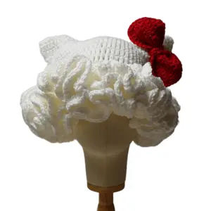 Luxury Handmade Crochet Ruffle Hat – Cozy, Stylish, All-Day Comfort with Unique Handmade Design