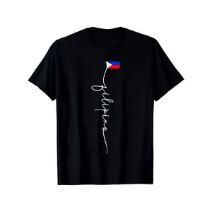 T-Shirt Featuring The Iconic Filipino Flag from The Philippines