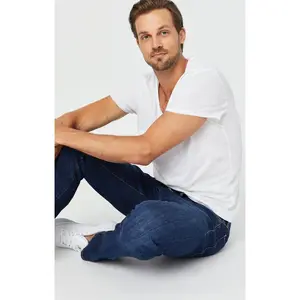 ZACH STRAIGHT LEG JEANS IN DARK FEATHER BLUE