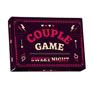 Couple Creative Interactive Card Game, 50 Truth or Dare Cards, Fun Couple Conversation, Perfect Gift for Valentine's Day and Christmas