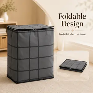 Spacious Moving Storage Bin, ZipperedOrganizer for Quilts, Bedding & Sweaters, LargeCapacity Fabric Bag for Moving Day, Closet &Bedroom Use