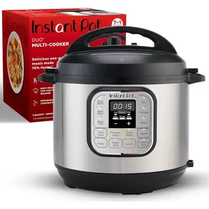 Instant Pot Duo 7-in-1 Mini Electric Pressure Cooker, Slow Rice Cooker, Steamer, Sauté, Yogurt Maker, Warmer & Sterilizer, Includes Free App with over 1900 Recipes, Stainless Steel, 3 Quart