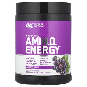 Optimum Nutrition Essential Amin.O. Energy®, Concord Grape, 1.29 lb (585 g)