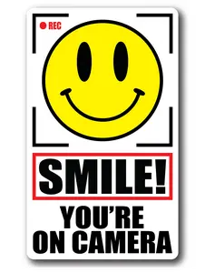SMILE! You're On Camera [Decal/Sticker]