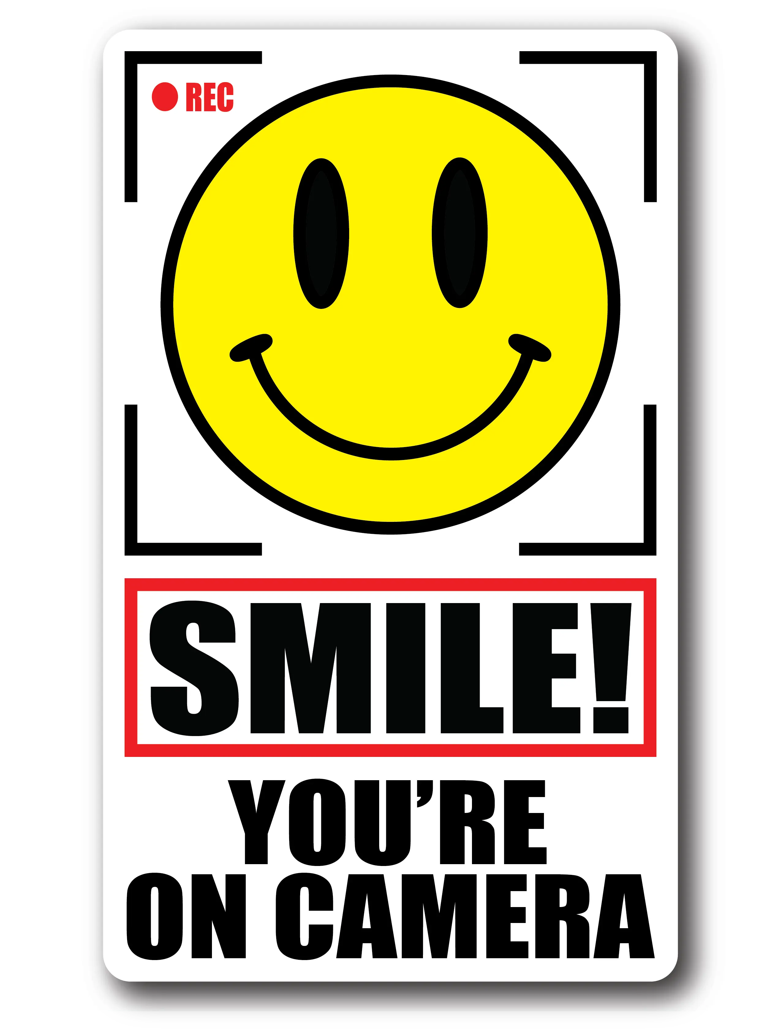 SMILE! You're On Camera [Decal/Sticker]