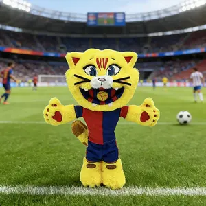Barcelona Football Mascot: Little Lion Plush Toy — An Exquisite Party Gift and Wonderful Birthday Present