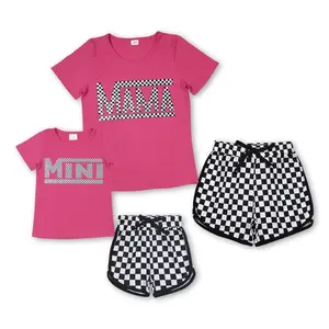 Adult Women Summer Outfit Mama Camo Shorts Set Mother's Day Gift