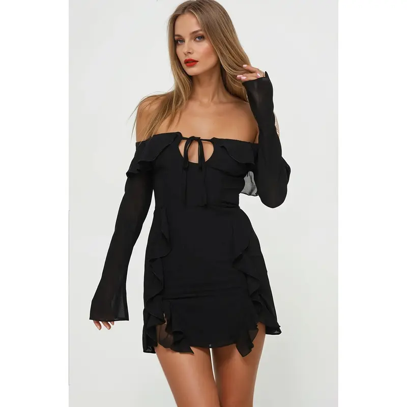 bell sleeve disco dress - TikTok Shop