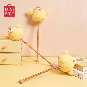 Miniso Dun Series Plush Massage Hammer, Cute Relaxation Handheld Massager, For Daily Body Relief, Desktop Decor And Birthday Gift For Close Friends