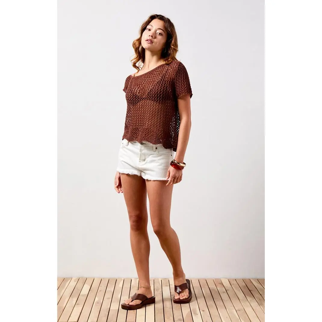 Your Favorite Women's Phoebe Crochet Top
